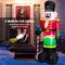 8 Feet Inflatable Nutcracker Soldier with 2 Built-in LED Lights